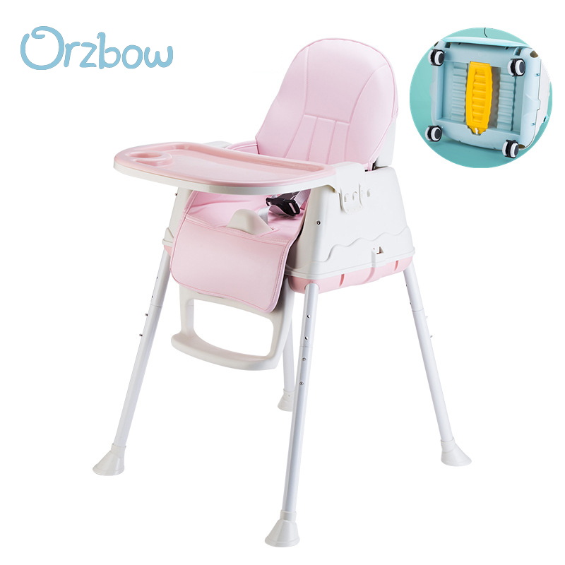 Folding High Chair Adjustable Kids Seat